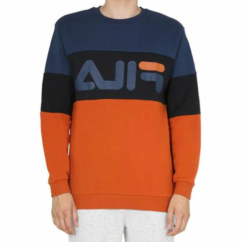 abbigliamento 681255 felpa men straight blocked crew