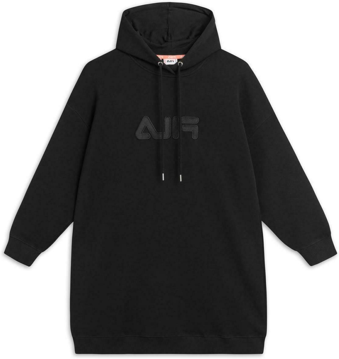 abito donna teo oversize felpa c cappuccio
