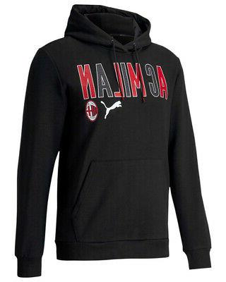 ac milan felpa cappuccio hoodie 2020 21