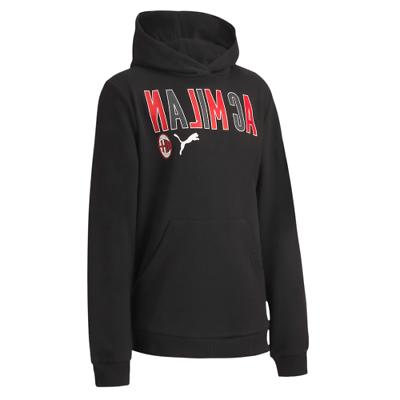 ac milan ftblcore wording hoody felpa con