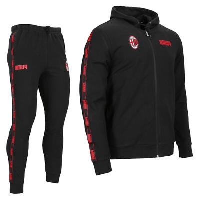 ac milan tuta hooded suit stretch jr