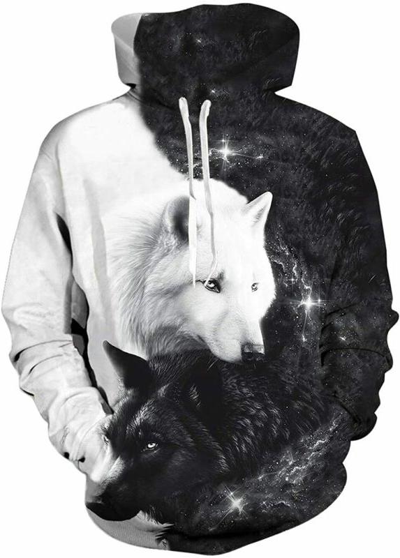 aideaone felpe con cappuccio pullover stampa 3d