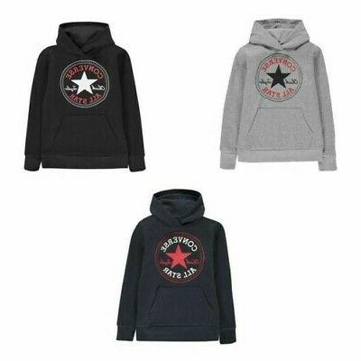 all star logo felpa con cappuccio juniors