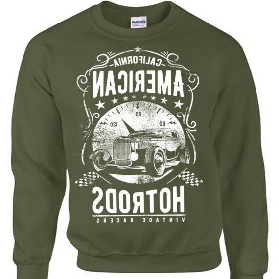 american hotrod felpa uomo donna biker rock