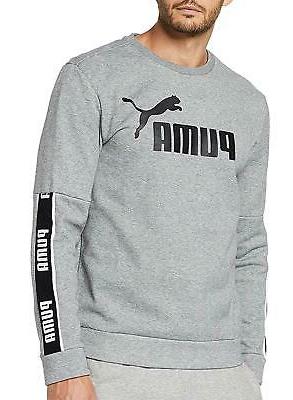 amplifield crew felpa uomo grigia 58042903