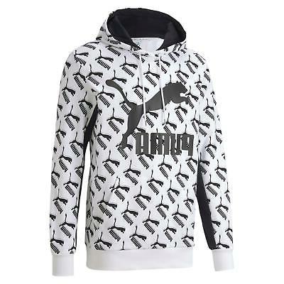 aop logo hoodie felpa con cappuccio uomo