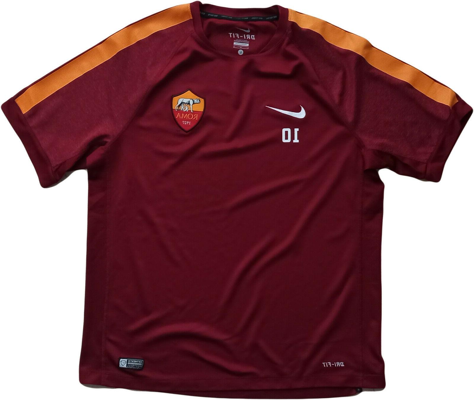 as roma match worn totti 10 dri
