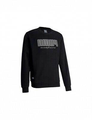 athletics crew girocollo cotone nero 58345401