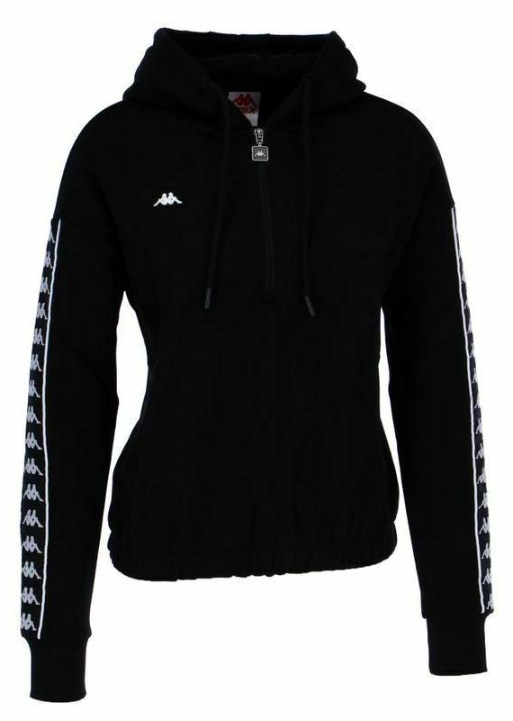 authentic hanja donna felpa con cappuccio logowebband