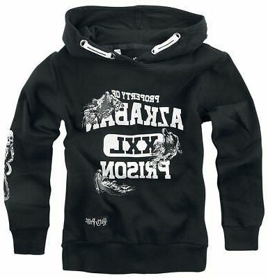azkaban prison unisex felpa con cappuccio nero
