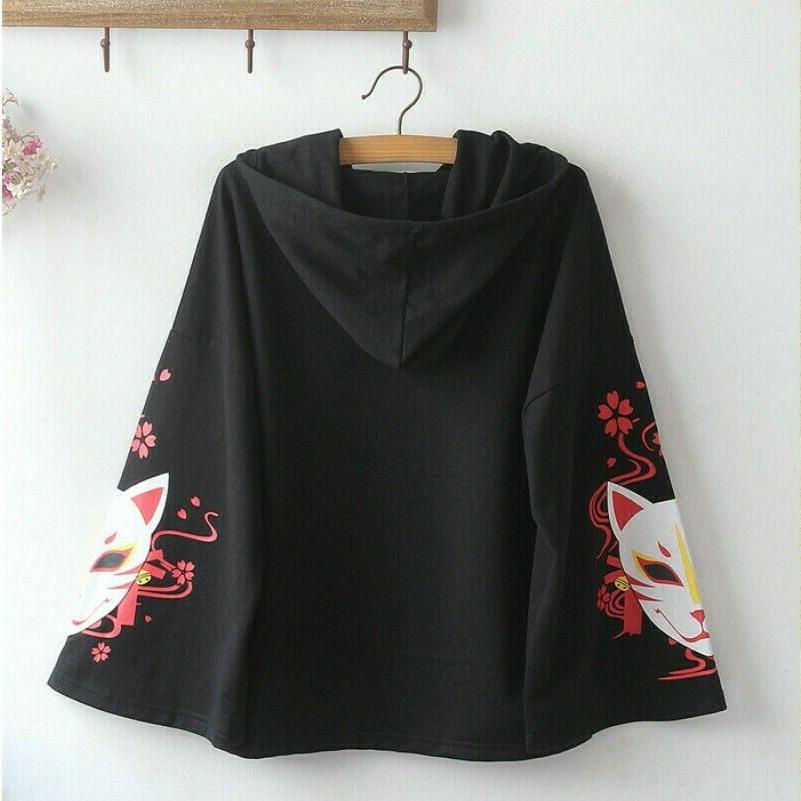 bambina felpe cappotto carino giapponese lolita mantello