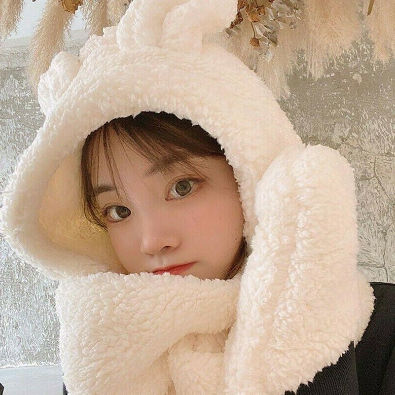 bambina pile cappello sciarpa guanti 3 in