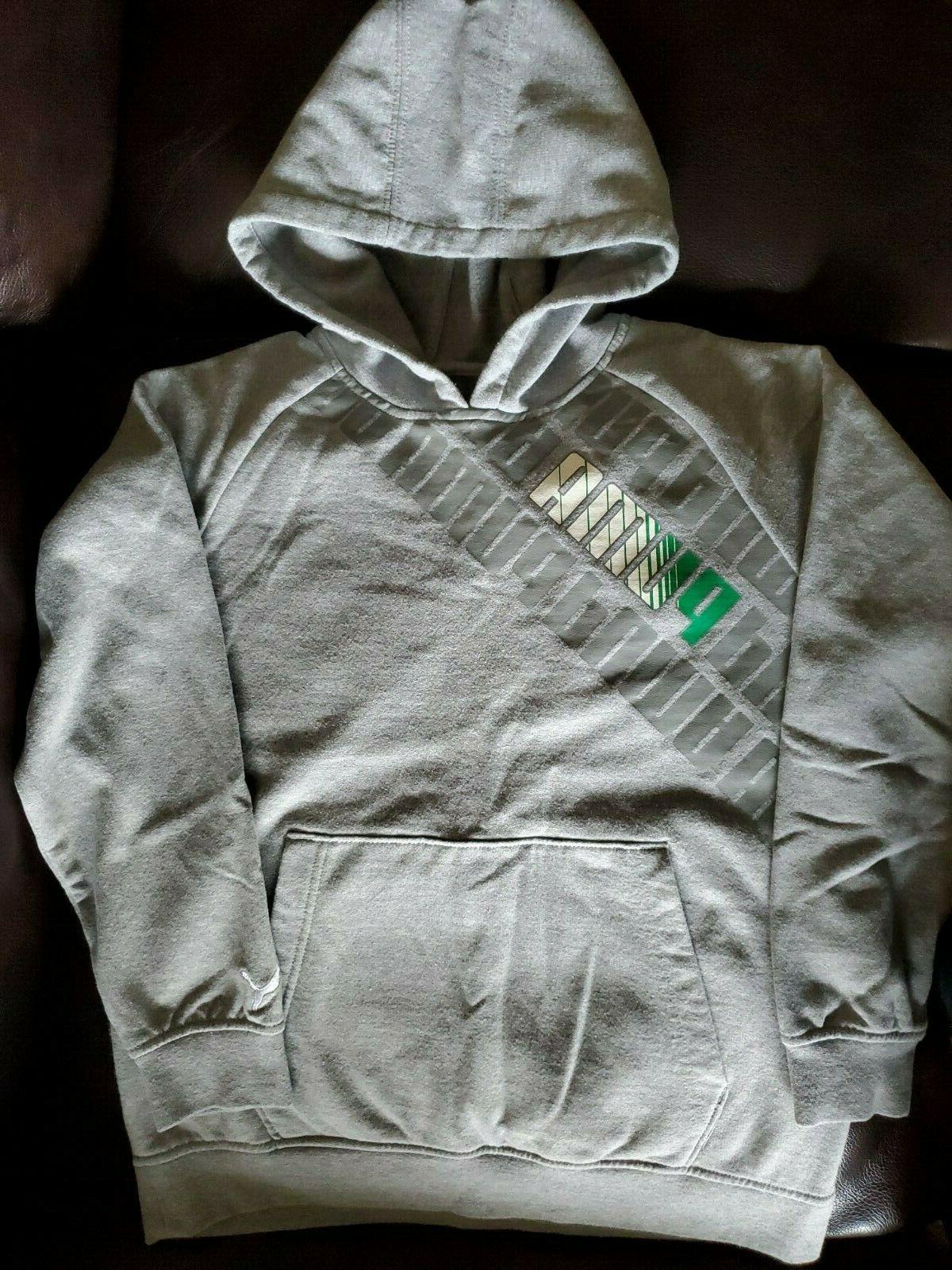 bambino maglione pullover con cappuccio grigio taglia