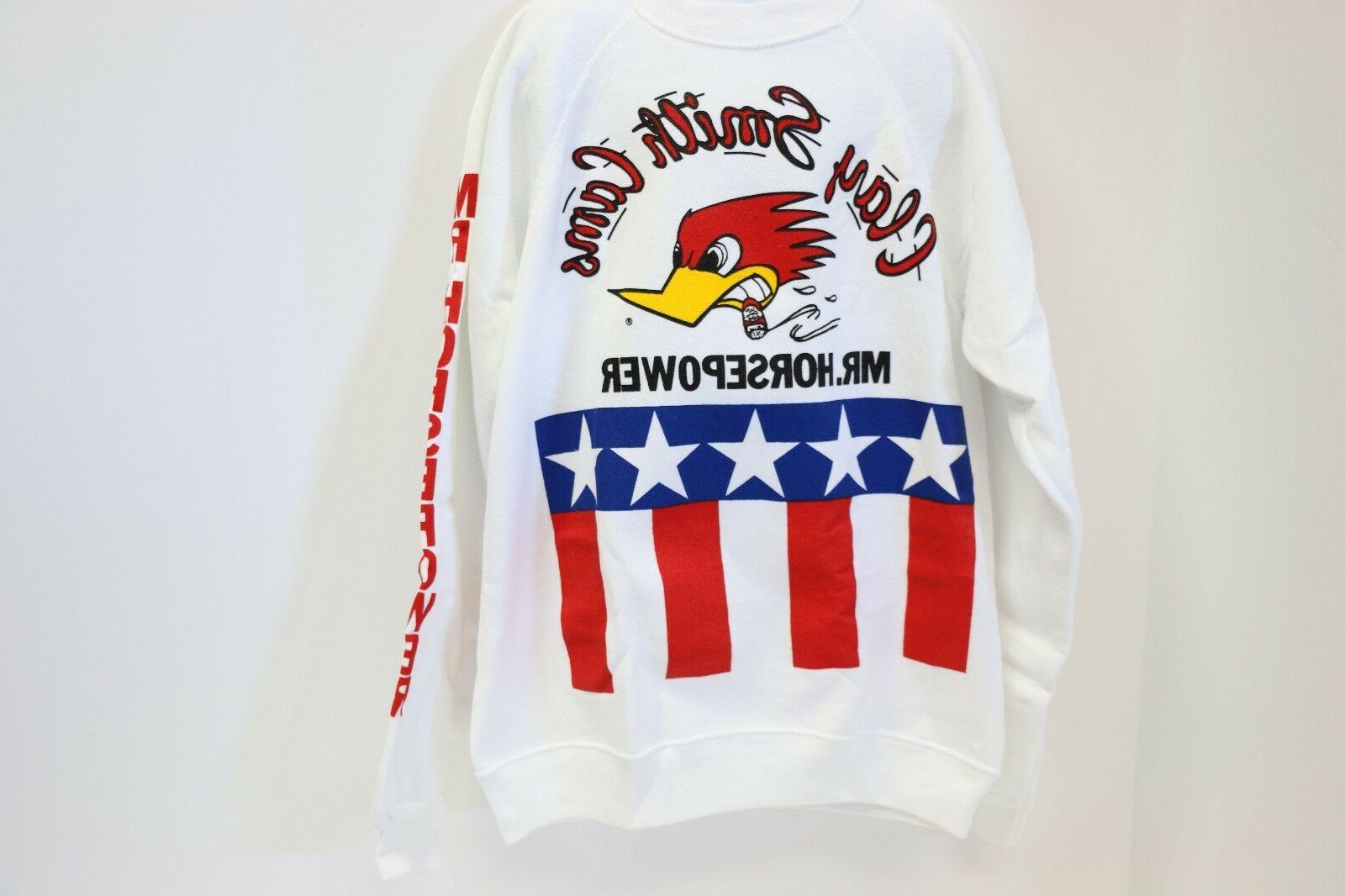 bandiera logo bianco ragazzi felpa mr horsepower