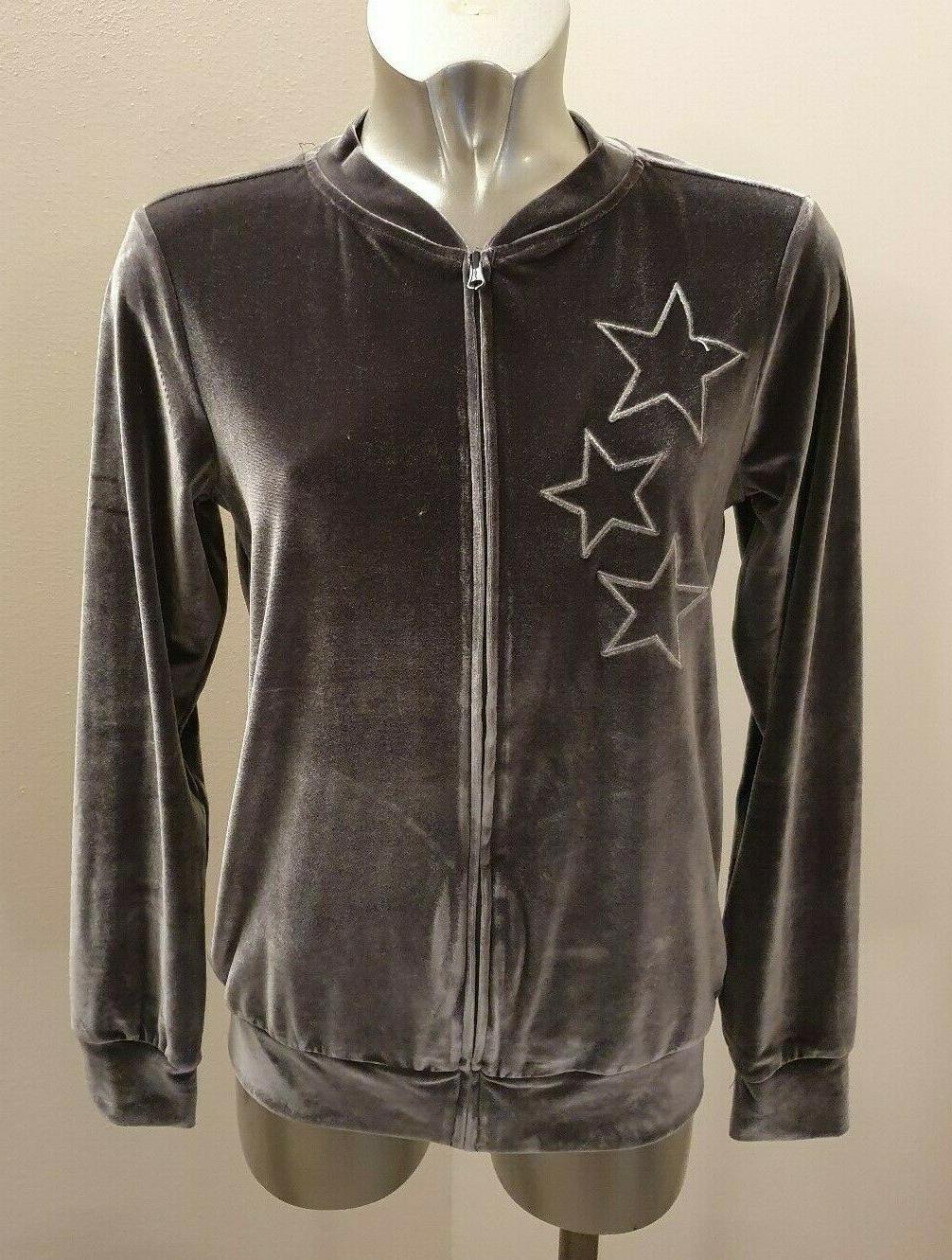 benetton felpa maglia grigia in velluto tg