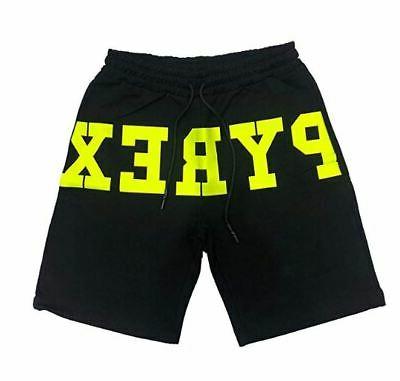 bermuda men 19epc40272 nero giallo fluo bermuda