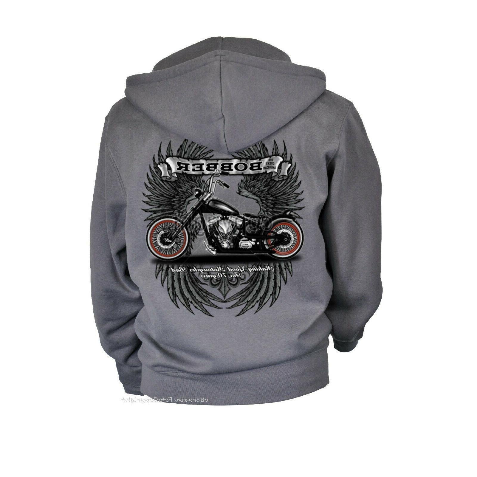 biker giacca con cappuccio moto fantasia harley