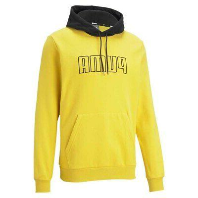 block emb fl felpe abbigliamento uomo giallo