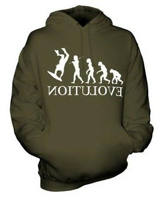 bodyboarding evolution of man unisex felpa con