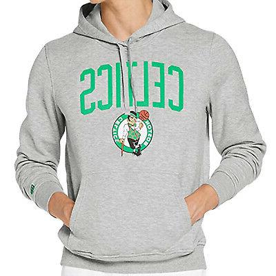 boston celtics nba squadra pullover con cappuccio