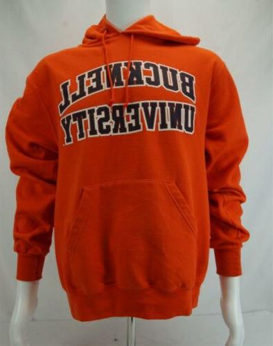 bucknell university felpa con cappuccio felpa arancione