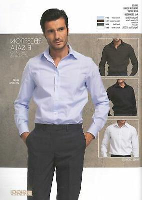 camicia uomo ragazzo elegante lavoro reception sala