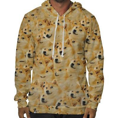 camicie cane doge felpa con cappuccio small
