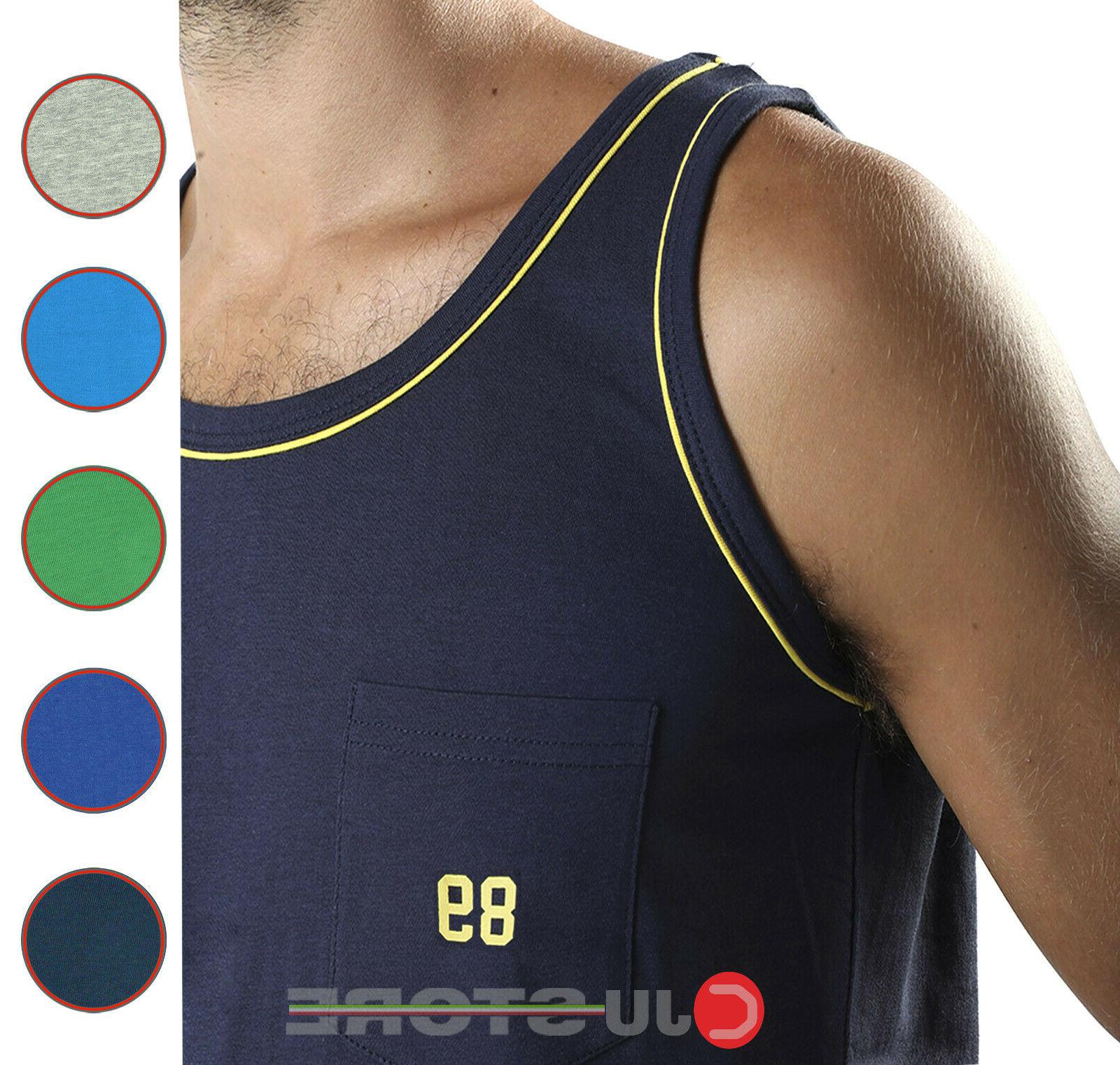 cannottiera uomo taglie forti canotta cotone spalla