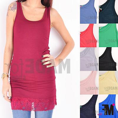 canotta donna canottiera maglia top sottogiacca maglietta