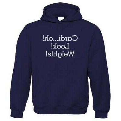 cardi oh pesi felpa con cappuccio divertente