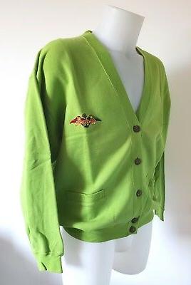 cardigan felpa l cotone 100 percent originale