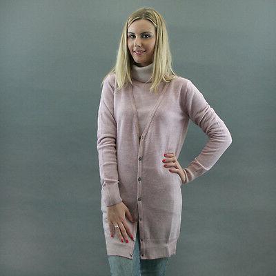 cardigan lana mod variante rosa antico