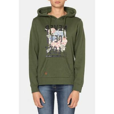 carrera felpa donna verde