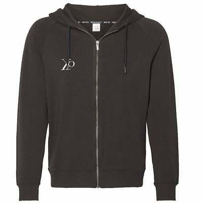 ck one felpa con cappuccio a zip