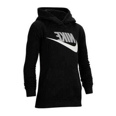 club fleece hoodie felpa bambino cj7861 011
