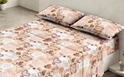 completo lenzuola letto felpate caldissime morbidissime matr