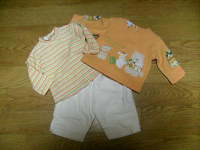 completo lupetto pantalone felpa neonato 3 mesi