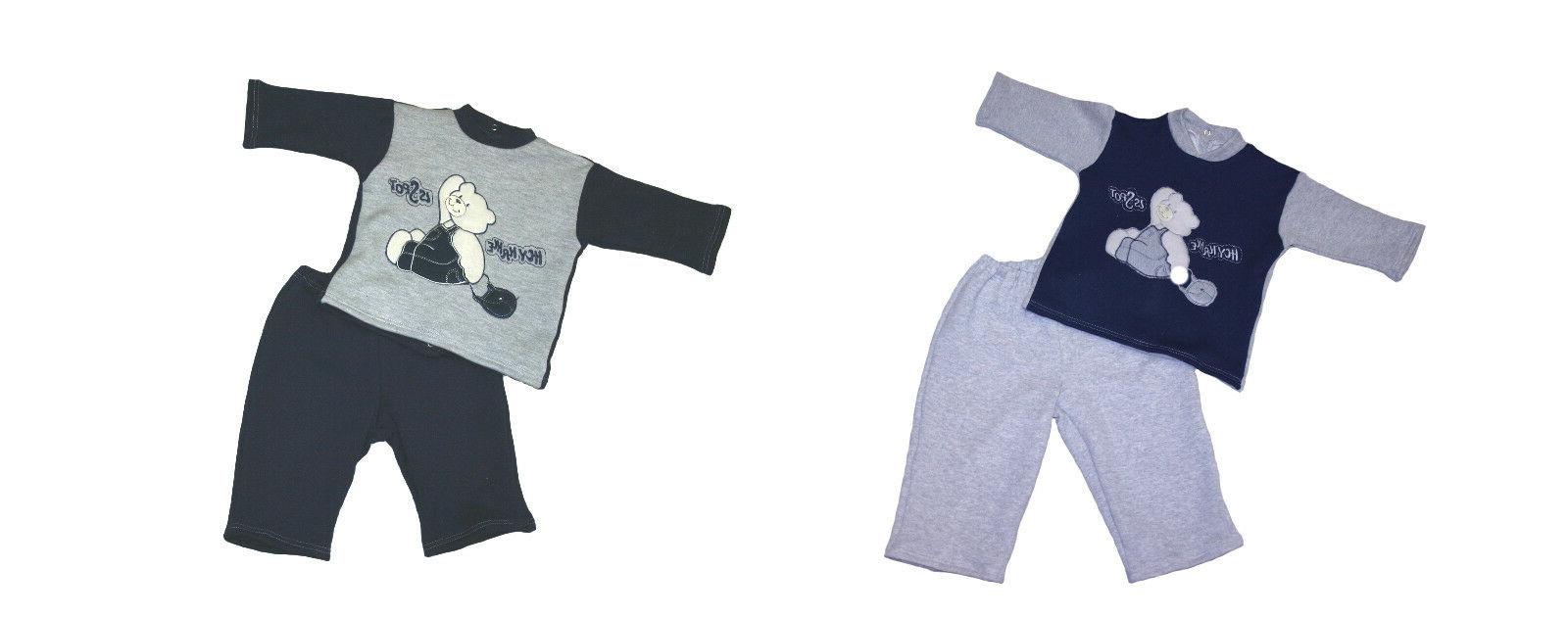 completo maglietta pantalone calda felpa per bimbo
