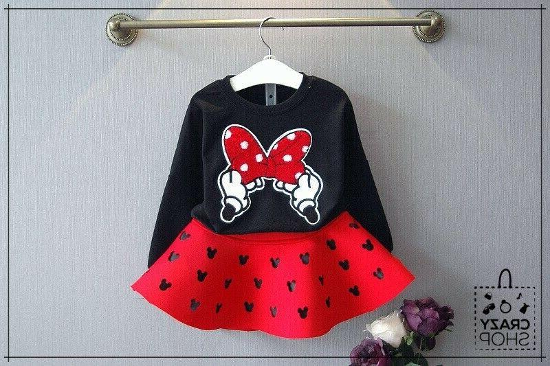 completo minnie mouse felpa gonna abbigliamento per
