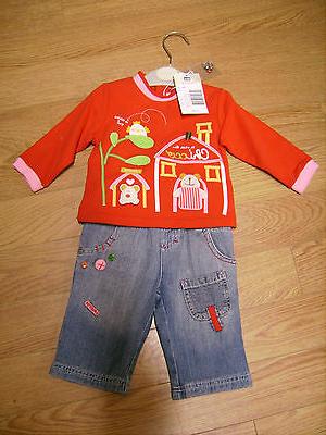 completo per neonata 6 mesi jeans e