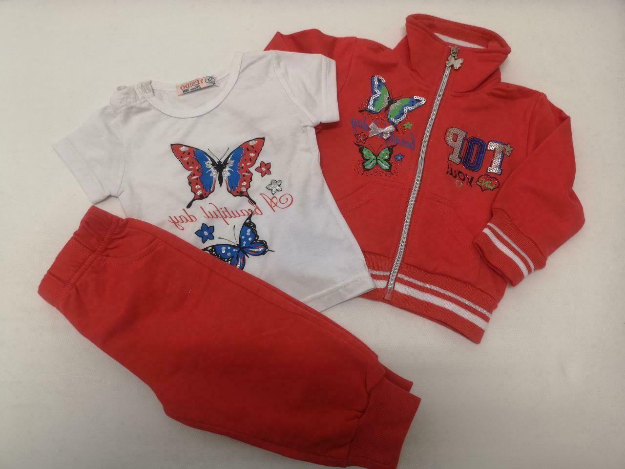 completo tuta bambina 12 mesi cotone