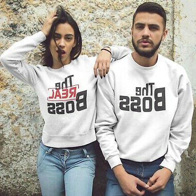 coppia di felpe girocollo san valentino