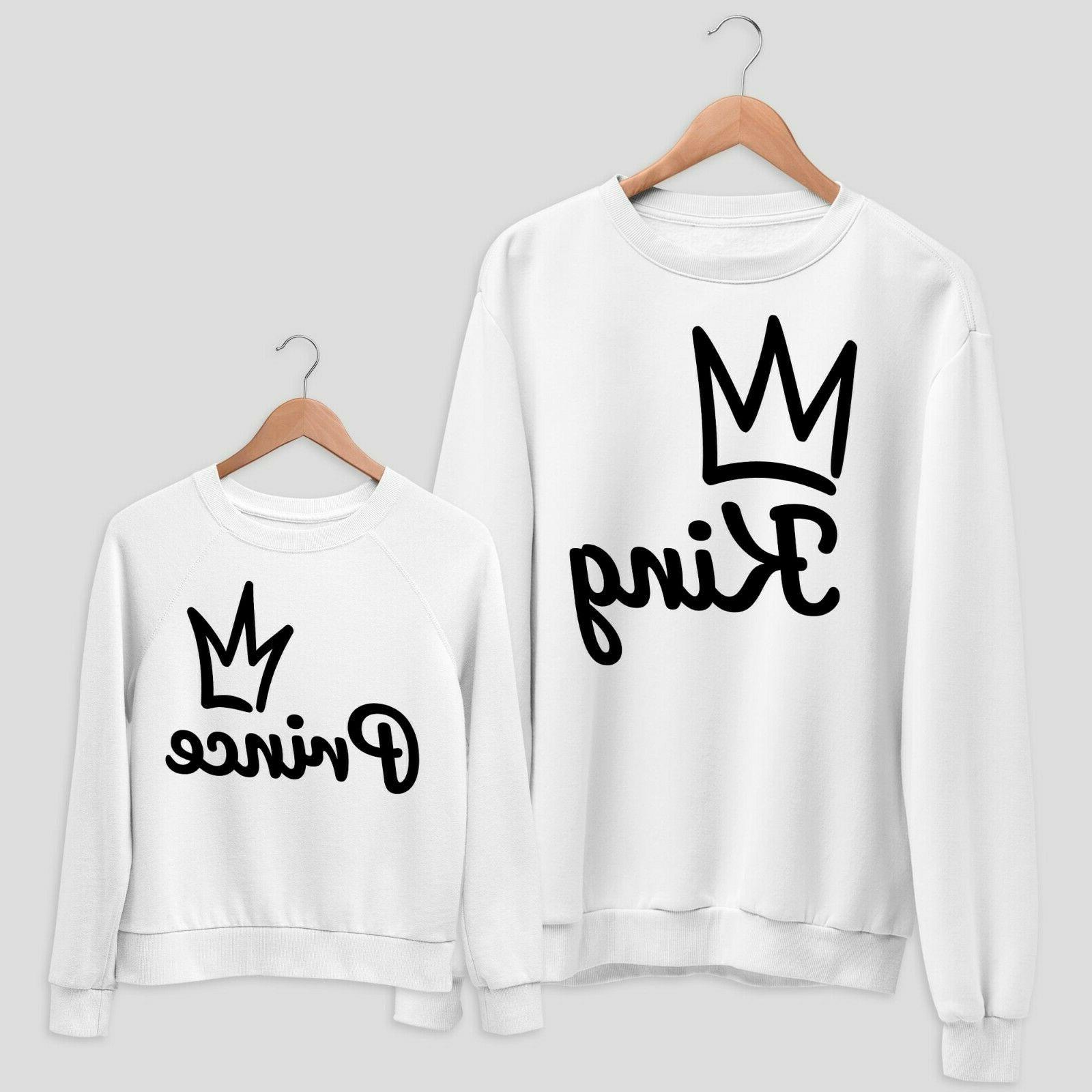 coppia di felpe papa felpa bambino king