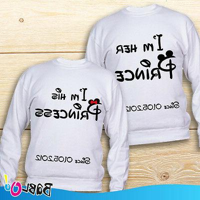 coppia di felpe you and me personalizzate