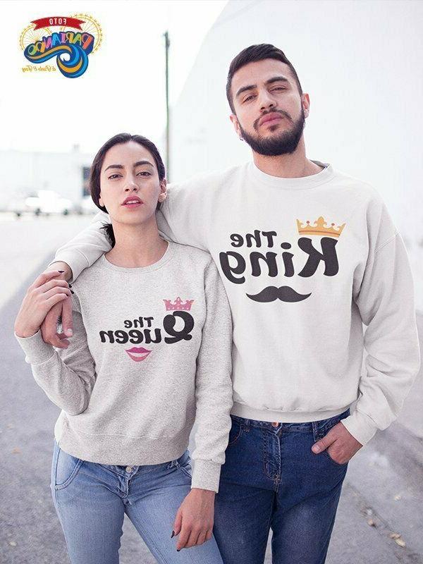 coppia felpe uomo donna coppie the king
