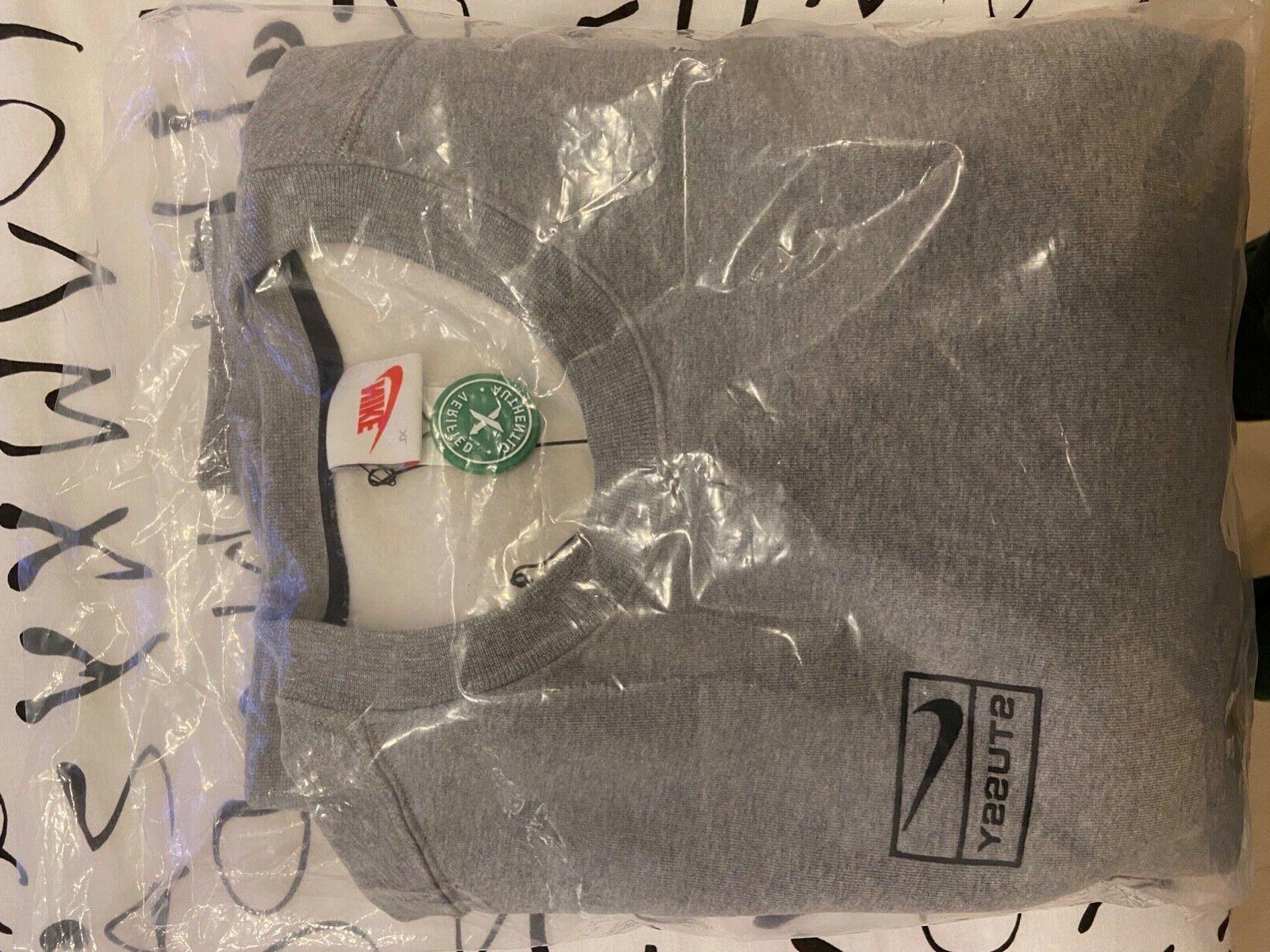 crewneck x stussy felpa