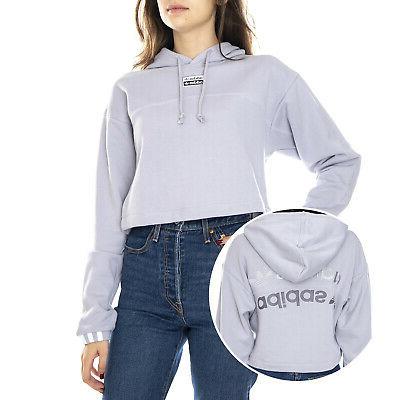 cropped hoodie sweat glory grey felpa con