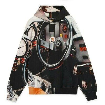 dashboard hoodie felpa uomo 20wish69 mul multicolor
