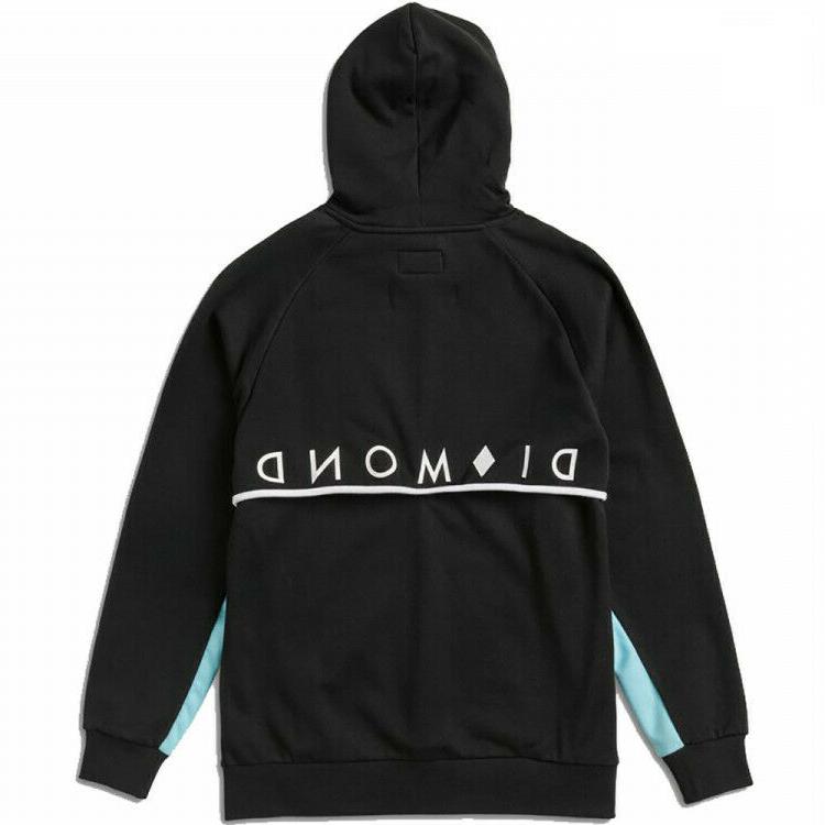 diamond supply co fordham hoodie black felpa