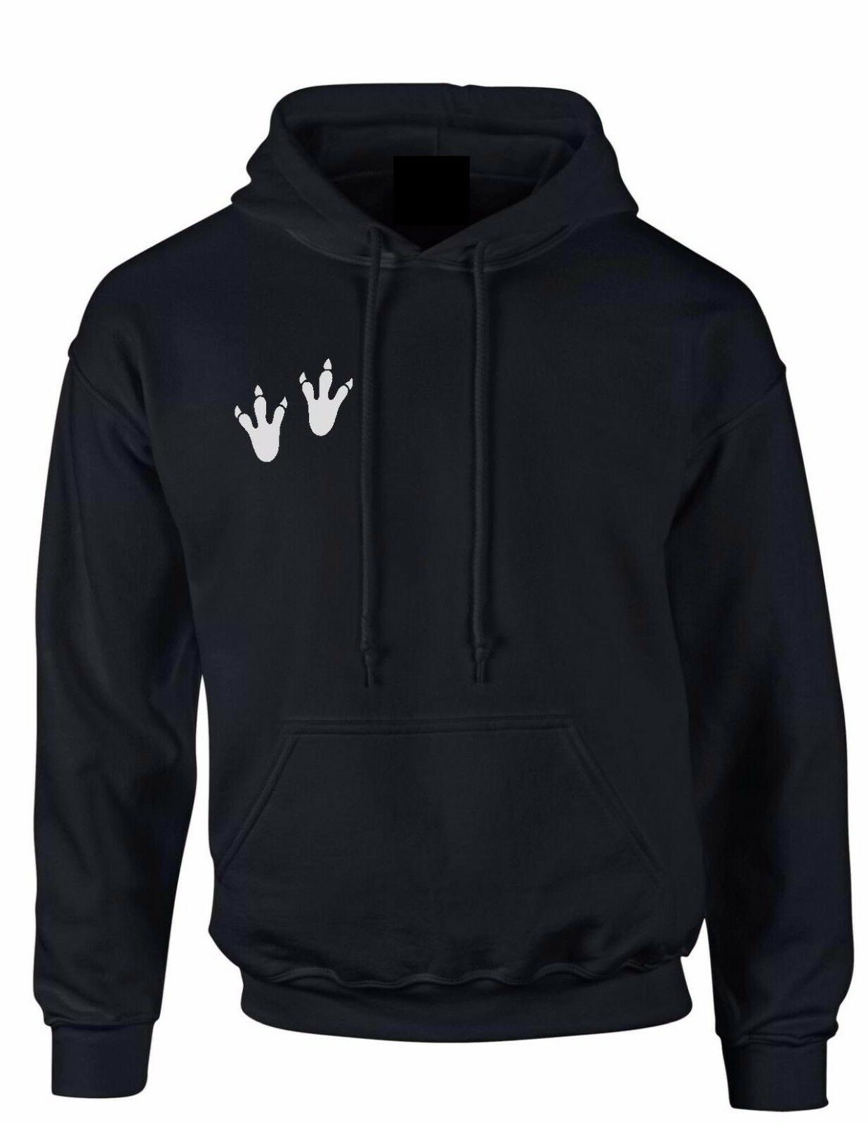 dinosauro zampe felpa con cappuccio moda jurassic